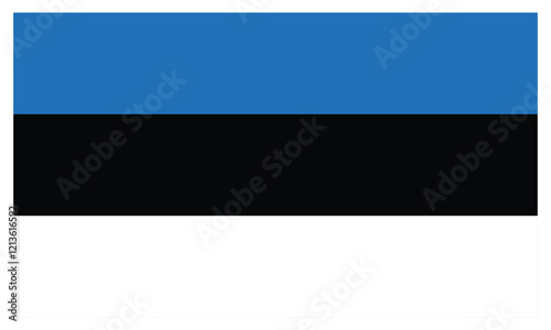 Estonia flag.Estonia national flag. Vector