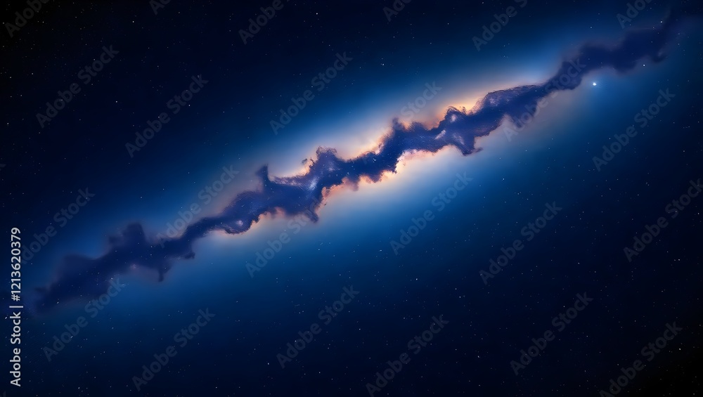 Fototapeta premium Majestic Milky Way Galaxy Long Exposure View