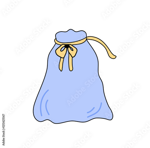 drawstring bags vector