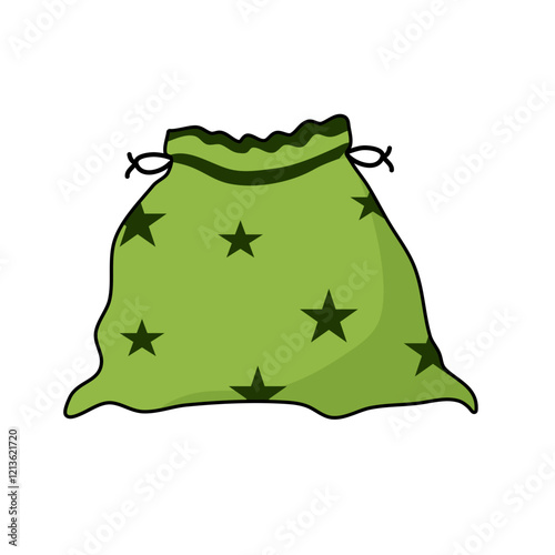 drawstring bags vector