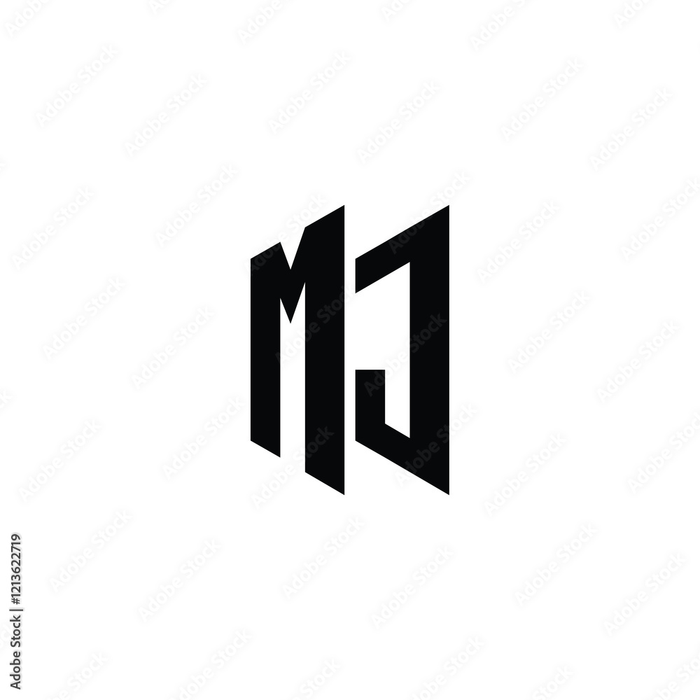 MJ monogram logo design letter text name symbol monochrome logotype alphabet character simple logo MJ monogram logo design letter text name symbol monochrome logotype alphabet character simple logo