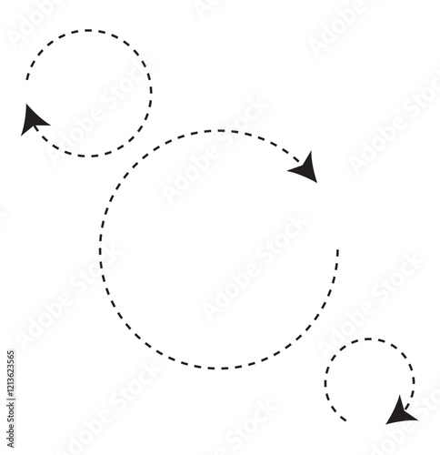 Reload arrows. Circle arrow, connect or recycle digital icons. Connection restart symbols, isolated rotate round group recent vector collection.