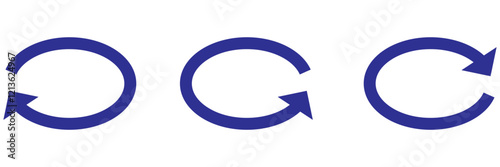 Fotografía Rotate Right Arrow vector icon