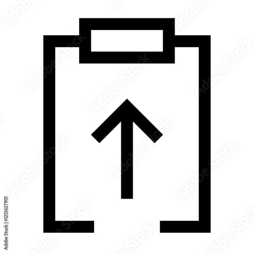 Lucq backstage black outline icon pack