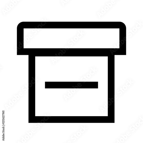 Lucq backstage black outline icon pack