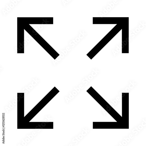 Lucq backstage black outline icon pack