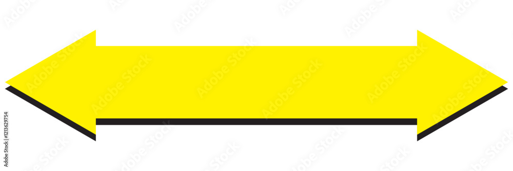 Double arrow icon, two side simple icon vector. Double arrow icon, two side simple icon vector.