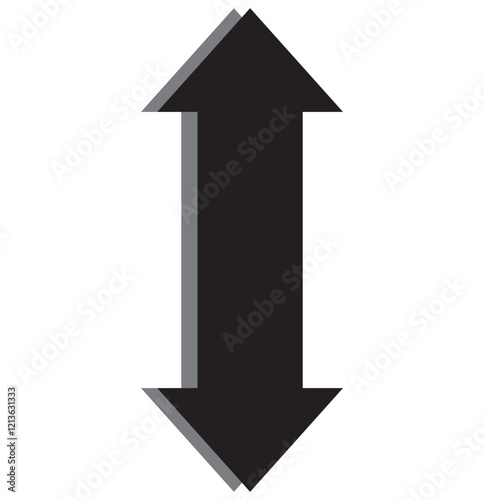 symbol of up down arrow icon