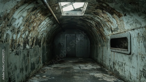 Abandoned cold war bunker interior slung derelict forsaken outcast