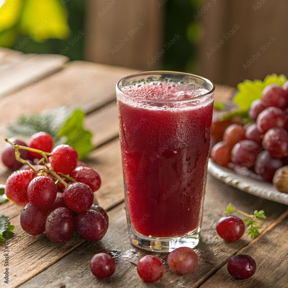 glass of red wine and fruits