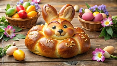 Cute rabbit buns:  perfect Easter treat!  Easy recipe & baking ideas for adorable bread.