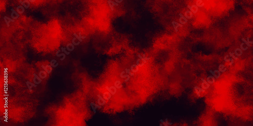 grainy and grunge red watercolor vector art background, Modern abstract red texture, Red Smoke Like Cloud Wave Effect On Black, seamless red watercolor artist Mural wallpaper texture with stains.