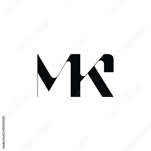 Free Download MK monogram logo design letter text name symbol monochrome logotype alphabet character simple logo - GFXLoad