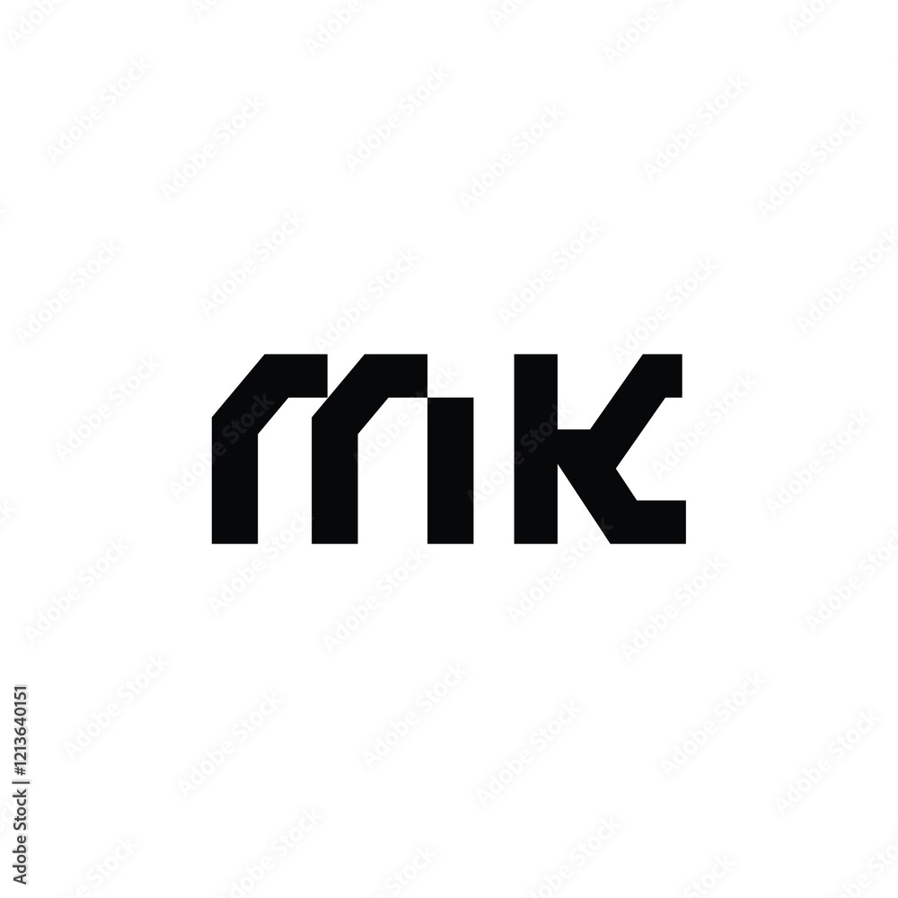 MK monogram logo design letter text name symbol monochrome logotype alphabet character simple logo MK monogram logo design letter text name symbol monochrome logotype alphabet character simple logo