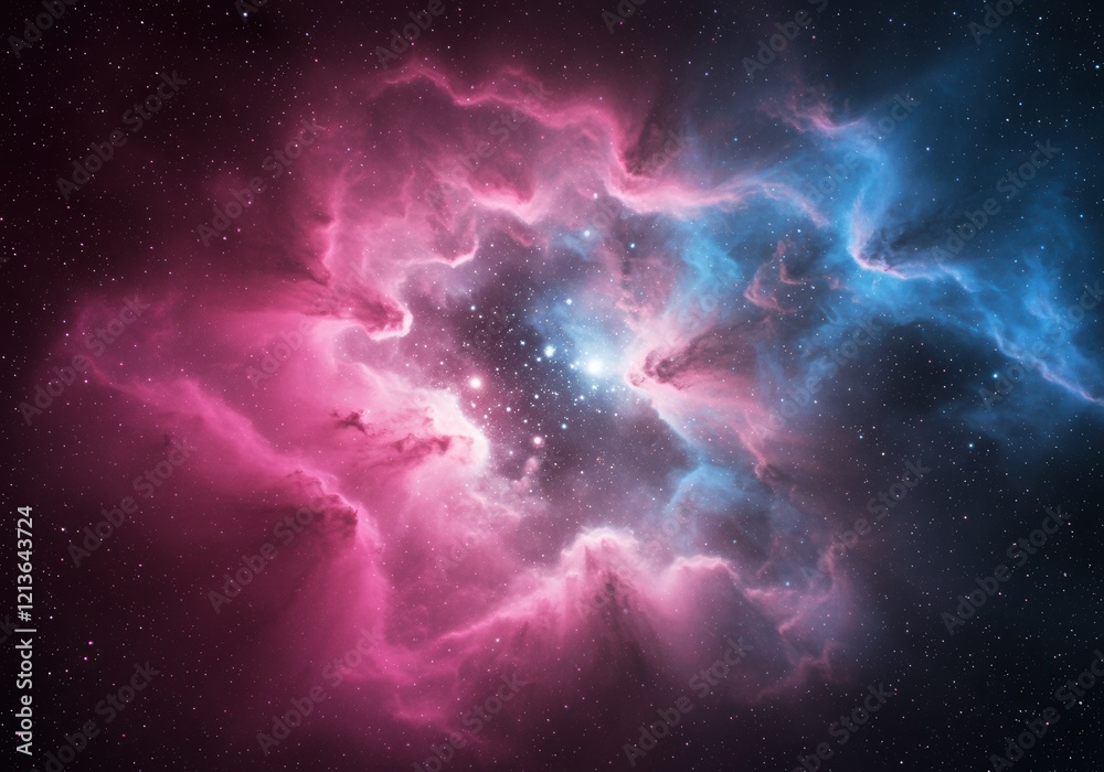 Abstract Outer Space Nebula Background Abstract Outer Space Nebula Background