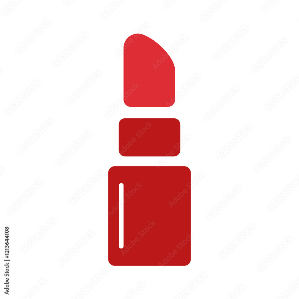 Make up and skin care red colored icon pack Make up and skin care red colored icon pack