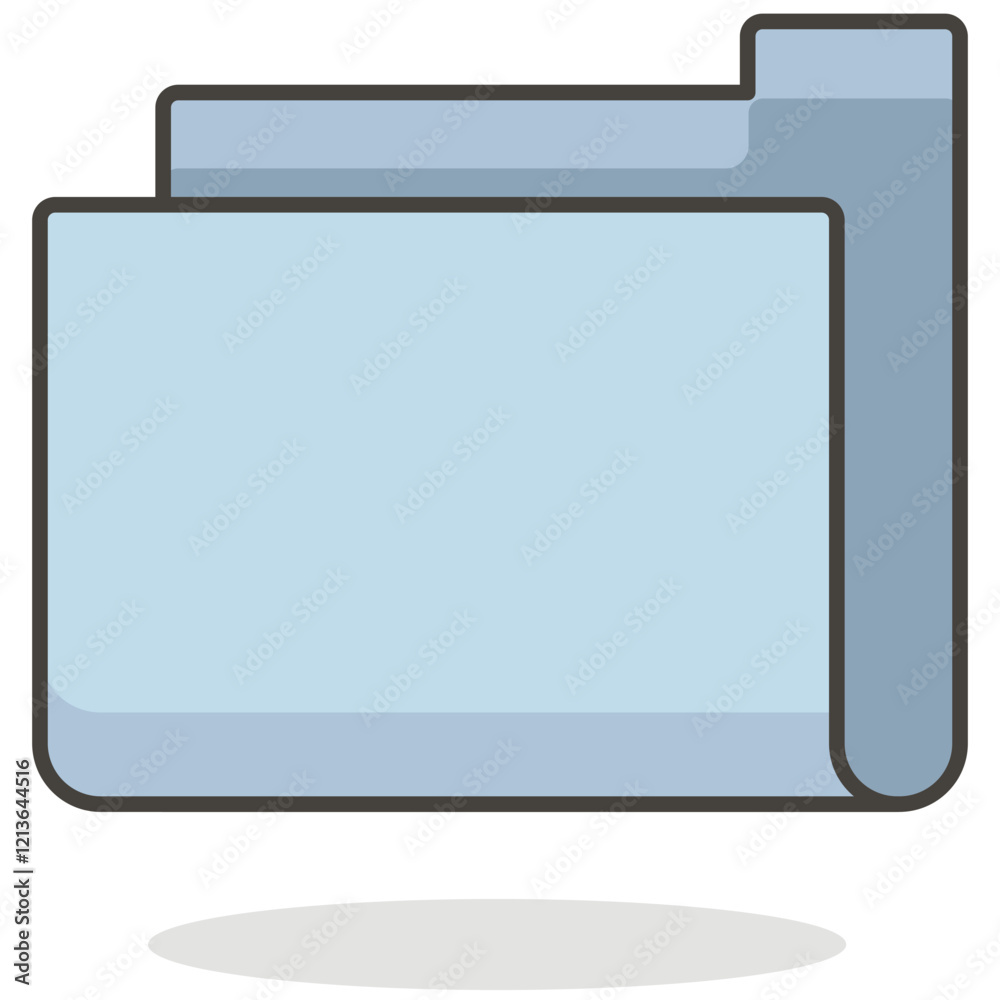 folder icon isolated on white background