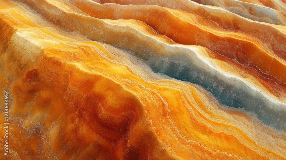 Obraz premium Colorful Mineral Deposits Showcasing Iron Ore for Metallurgy and Construction