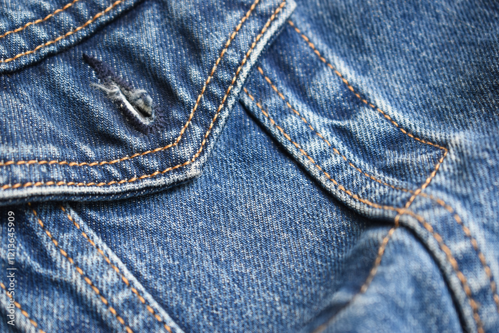 pocket of blue denim texture background, jean fashion style pocket of blue denim texture background, jean fashion style
