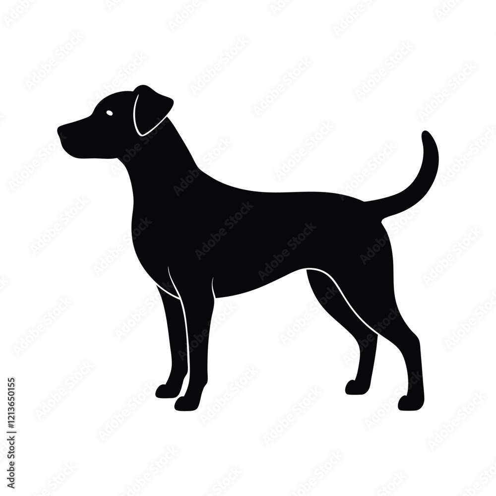 dog silhouette isolated on white dog silhouette isolated on white