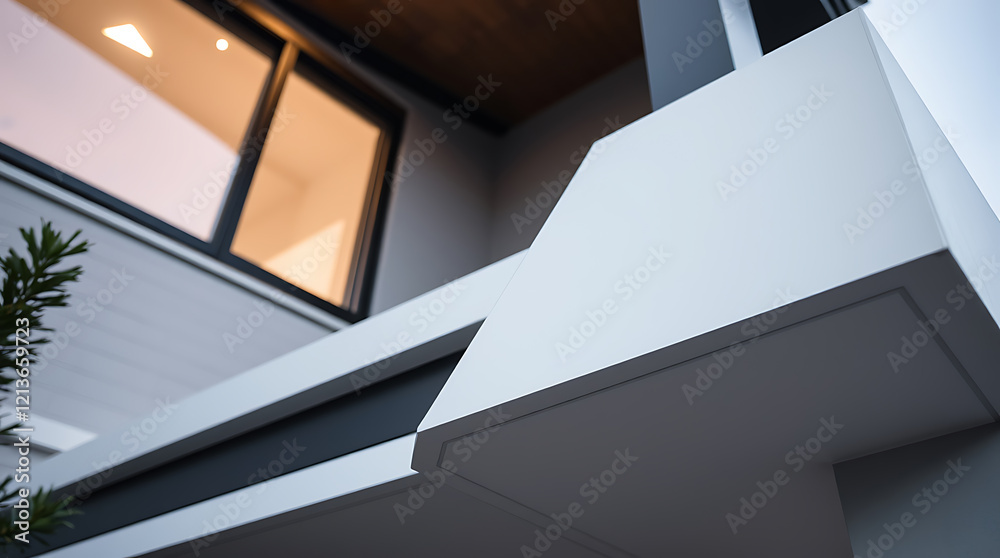 Modern Architectural Design: Sleek Lines and Geometric Facade of a Luxury Home Modern Architectural Design: Sleek Lines and Geometric Facade of a Luxury Home