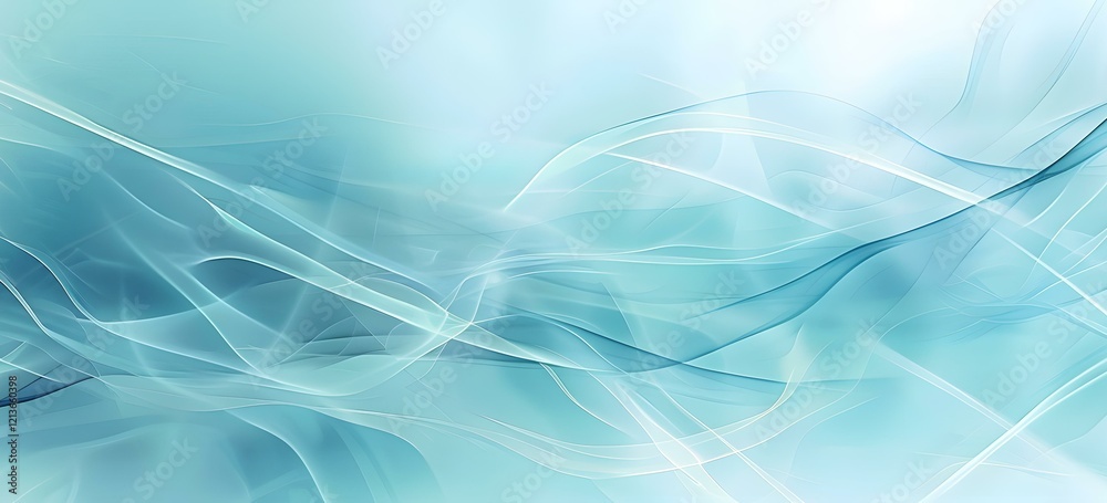 abstract blue waves