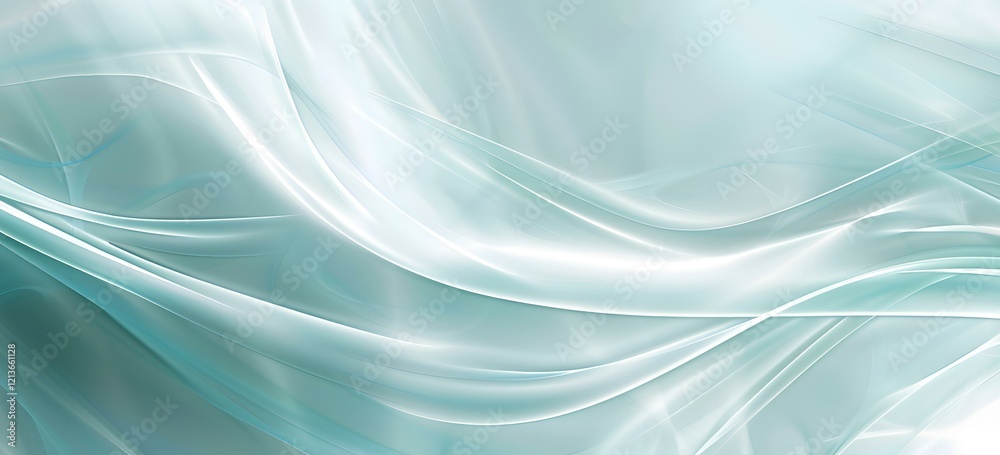 Naklejka premium abstract blue waves