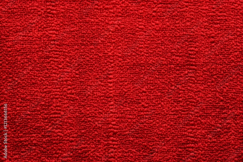 Fototapeta premium Vibrant Elegance: Intricate Red Fabric Texture with Rich Detail