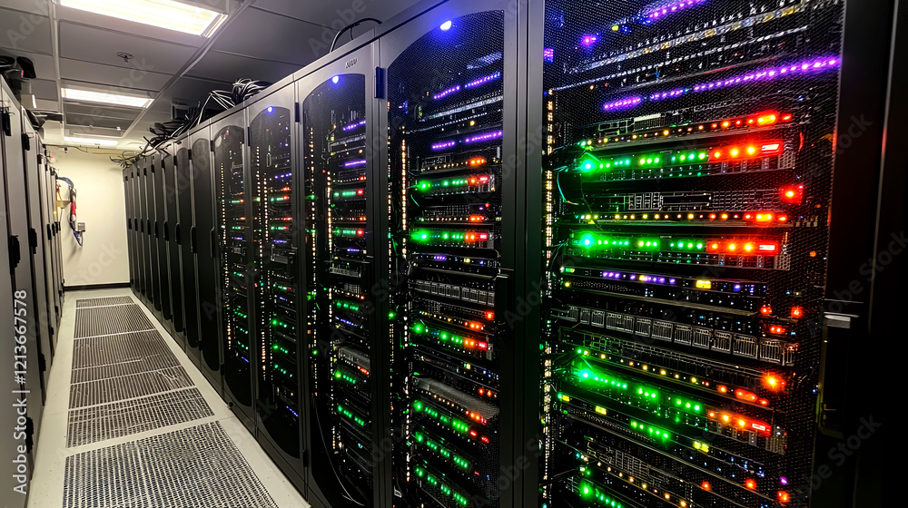 Exploring the Core: A Glimpse into a Modern Data Center's Technological Marvel Exploring the Core: A Glimpse into a Modern Data Center's Technological Marvel