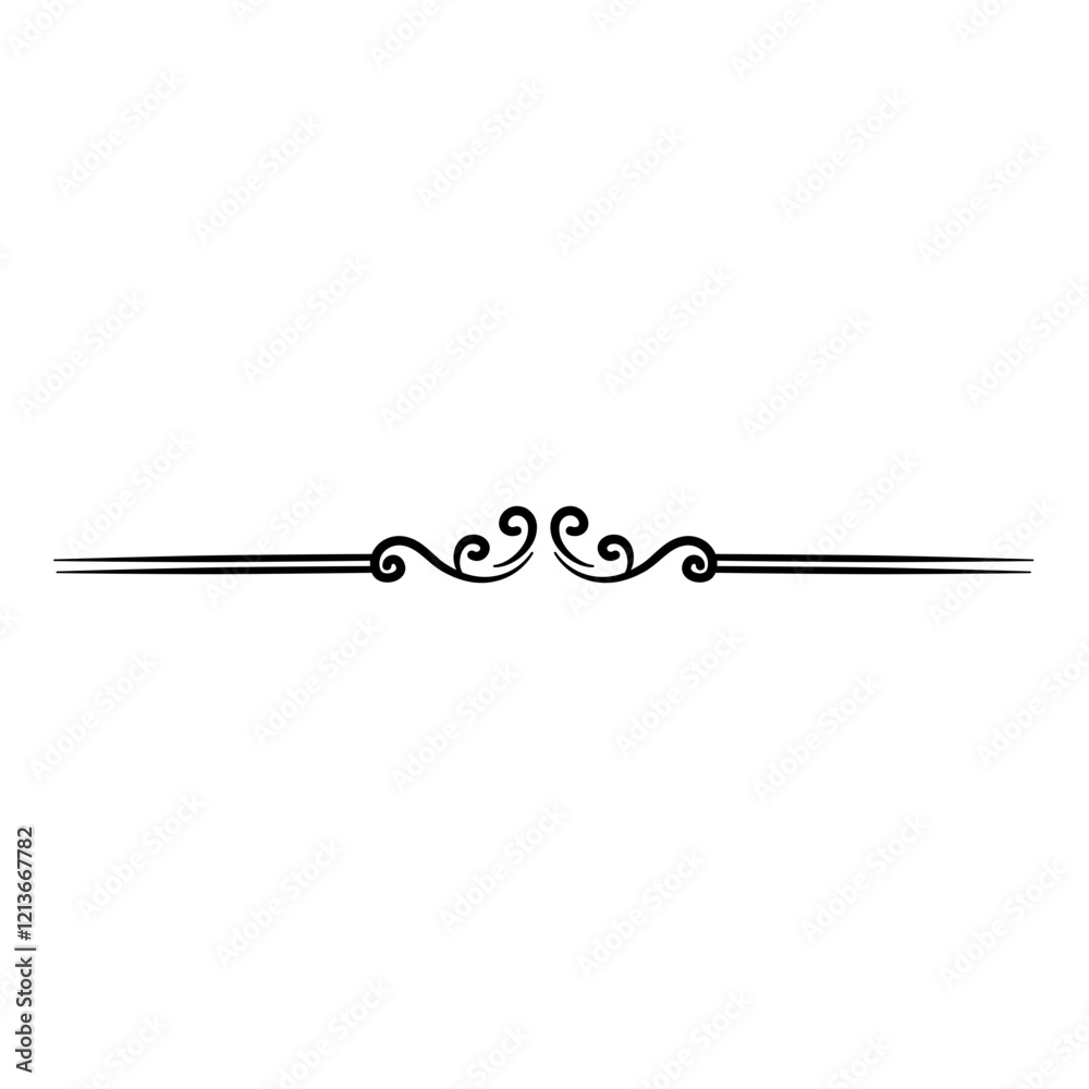 classic decorative lines text divider classic decorative lines text divider