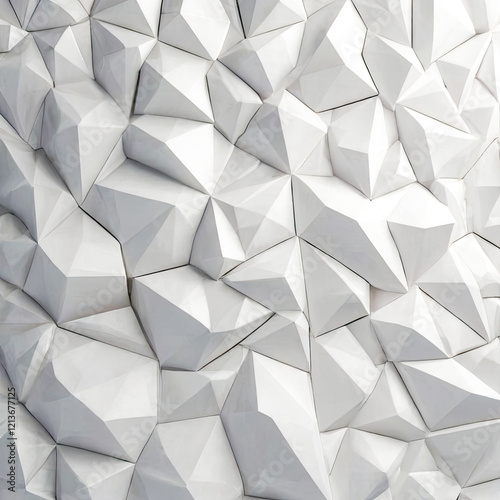 White low poly background