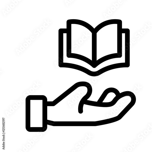 handbook outline icon