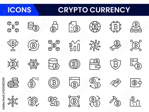 Cyber security icon set with information, technology, data network, malware, virus, unauthorized access and protected.