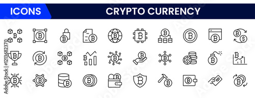 Cyber security icon set with information, technology, data network, malware, virus, unauthorized access and protected.
