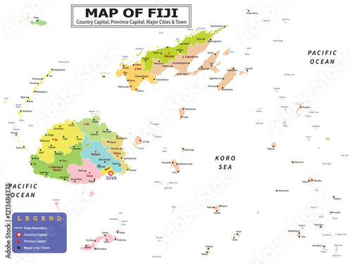 Australian Countries Geography Political map. Political map of country with capital, province or state capital, major cities and town.