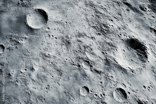 Majestic View of the Moon’s Surface: A Lunar Landscape