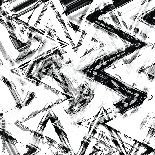 Abstract black and white grungy abstract background. Vector illustration
