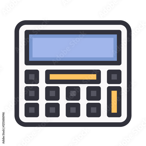 calculator filled icon