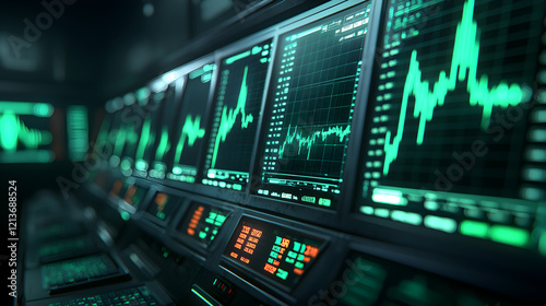 Dynamic Trading Floor with Transparent Interactive Screens