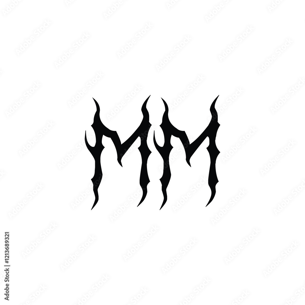 MM monogram logo design letter text name symbol monochrome logotype alphabet character simple logo MM monogram logo design letter text name symbol monochrome logotype alphabet character simple logo