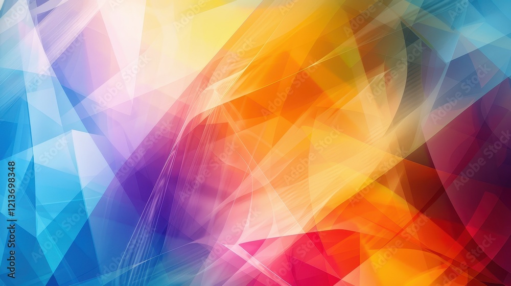 Vibrant Abstract Background with Overlapping Translucent Shapes Vibrant Abstract Background with Overlapping Translucent Shapes
