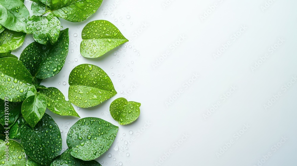 Valentine's Day banner template with copy space area for text or design.