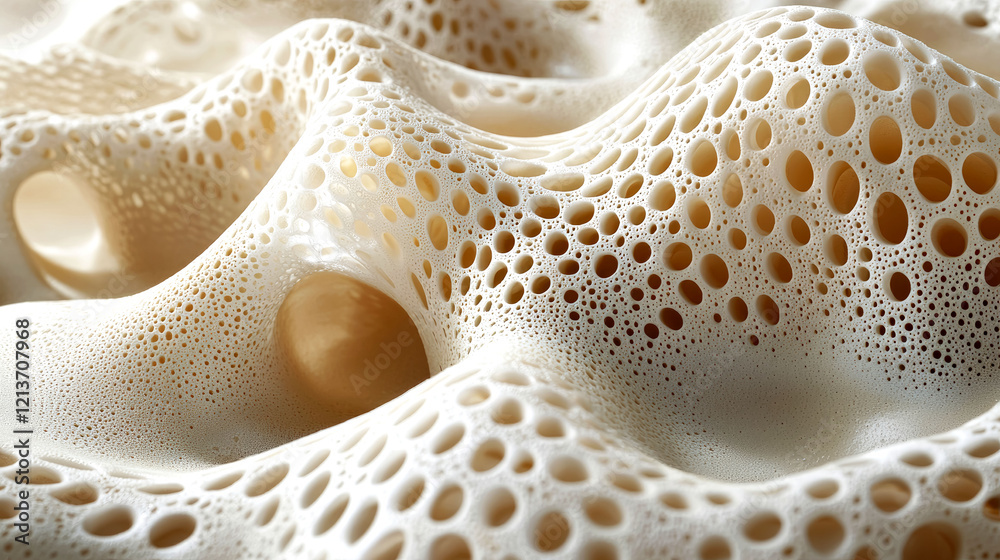 Abstract Foam Structure: Intricate Cellular Patterns and Organic Textures Abstract Foam Structure: Intricate Cellular Patterns and Organic Textures