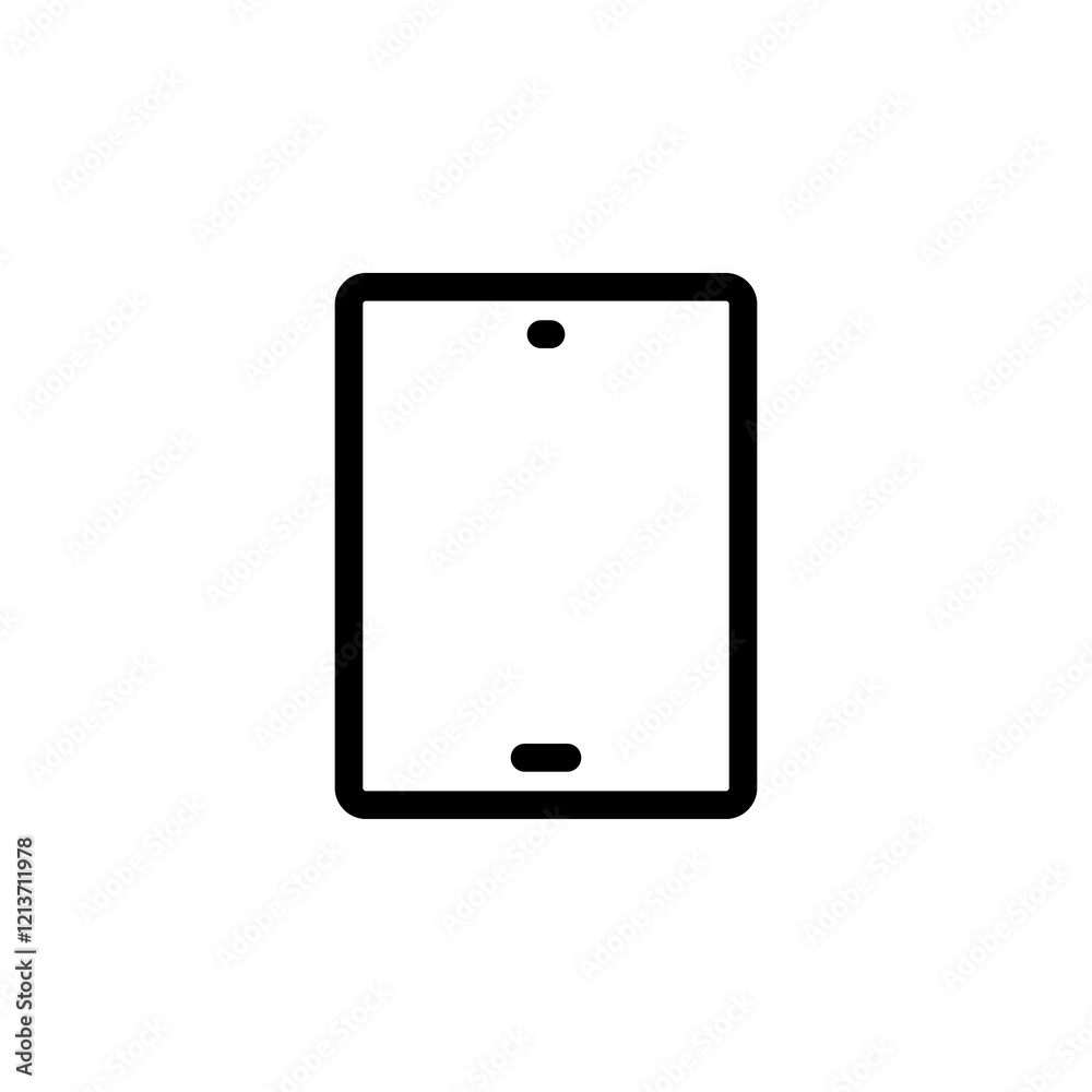 tablet icon vector template design tablet icon vector template design