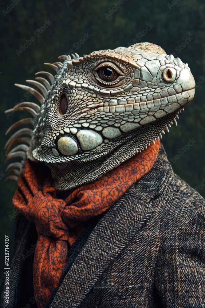 Fototapeta premium Mannequin Lizard Fashion