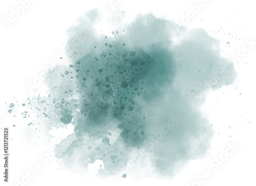 Watercolor stain texture shape. Abstract Watercolor Splash