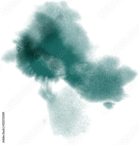 Watercolor stain texture shape. Abstract Watercolor Splash