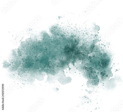 Watercolor stain texture shape. Abstract Watercolor Splash