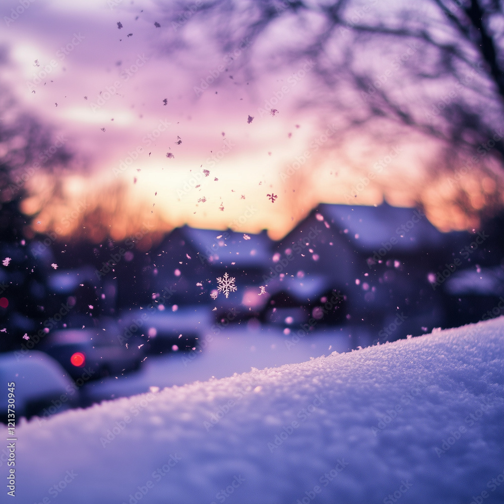 Naklejka premium Winter landscape