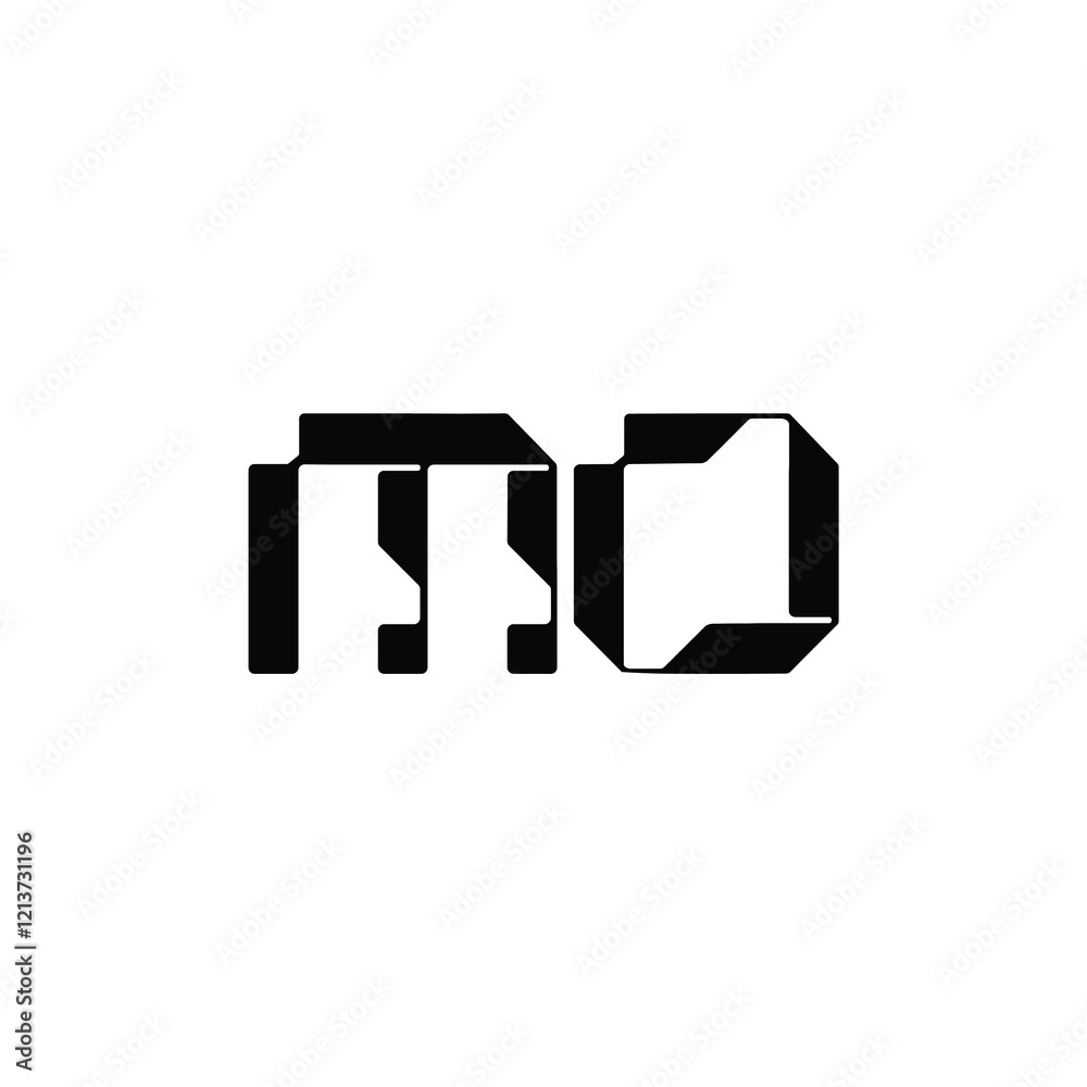 MO monogram logo design letter text name symbol monochrome logotype alphabet character simple logo MO monogram logo design letter text name symbol monochrome logotype alphabet character simple logo